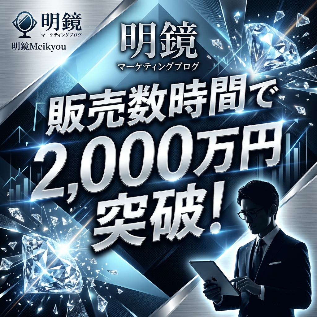 販売数時間で2,000万円突破！