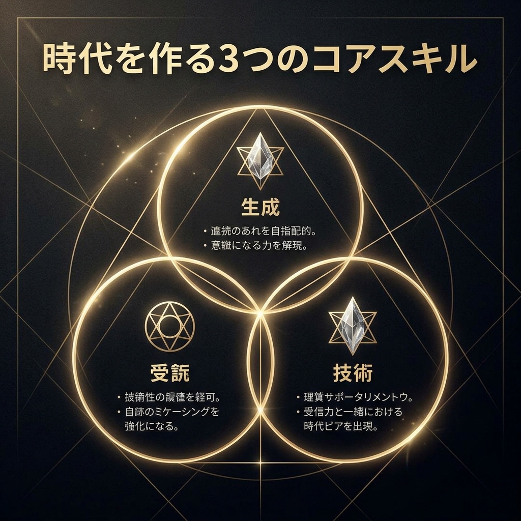 時代を作る3つのコアスキル