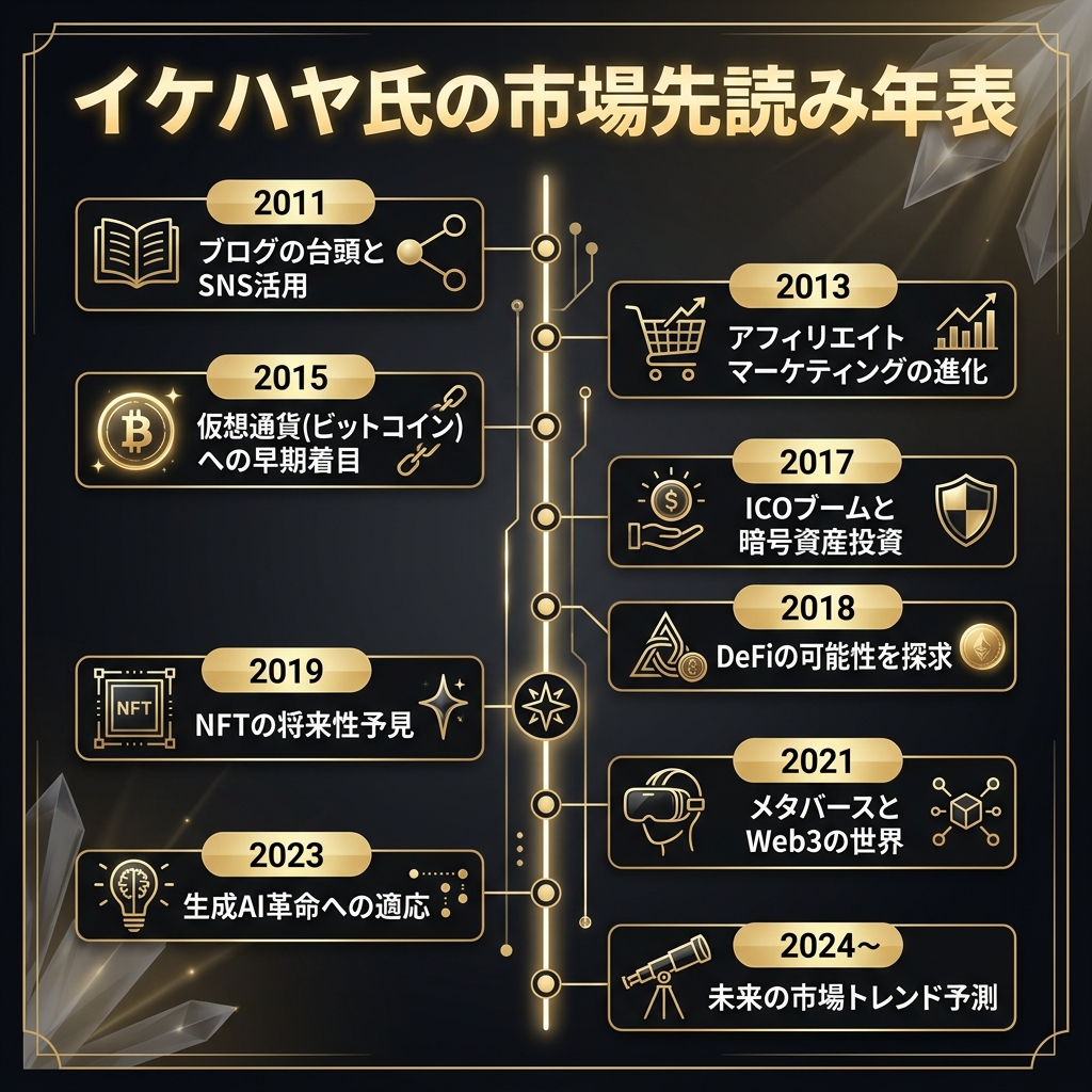イケハヤ氏の市場先読み年表